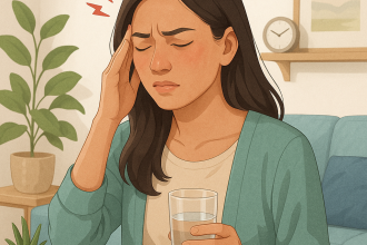 Ilustrasi Cara Alami Mengatasi Sakit Kepala Migrain yang Efektif untuk kategori kesehatan